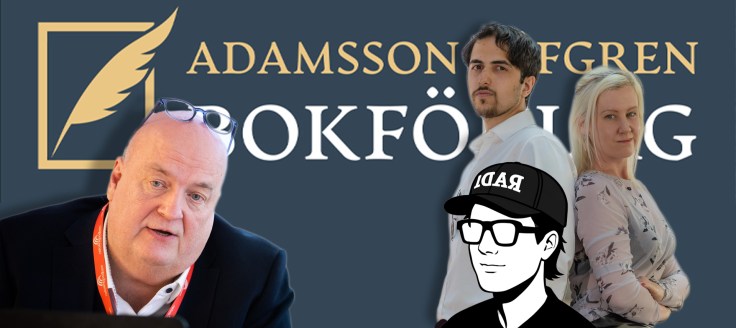 Adamsson Löfgren Förlag och drevkejsaren från Kristianstad utan kläder